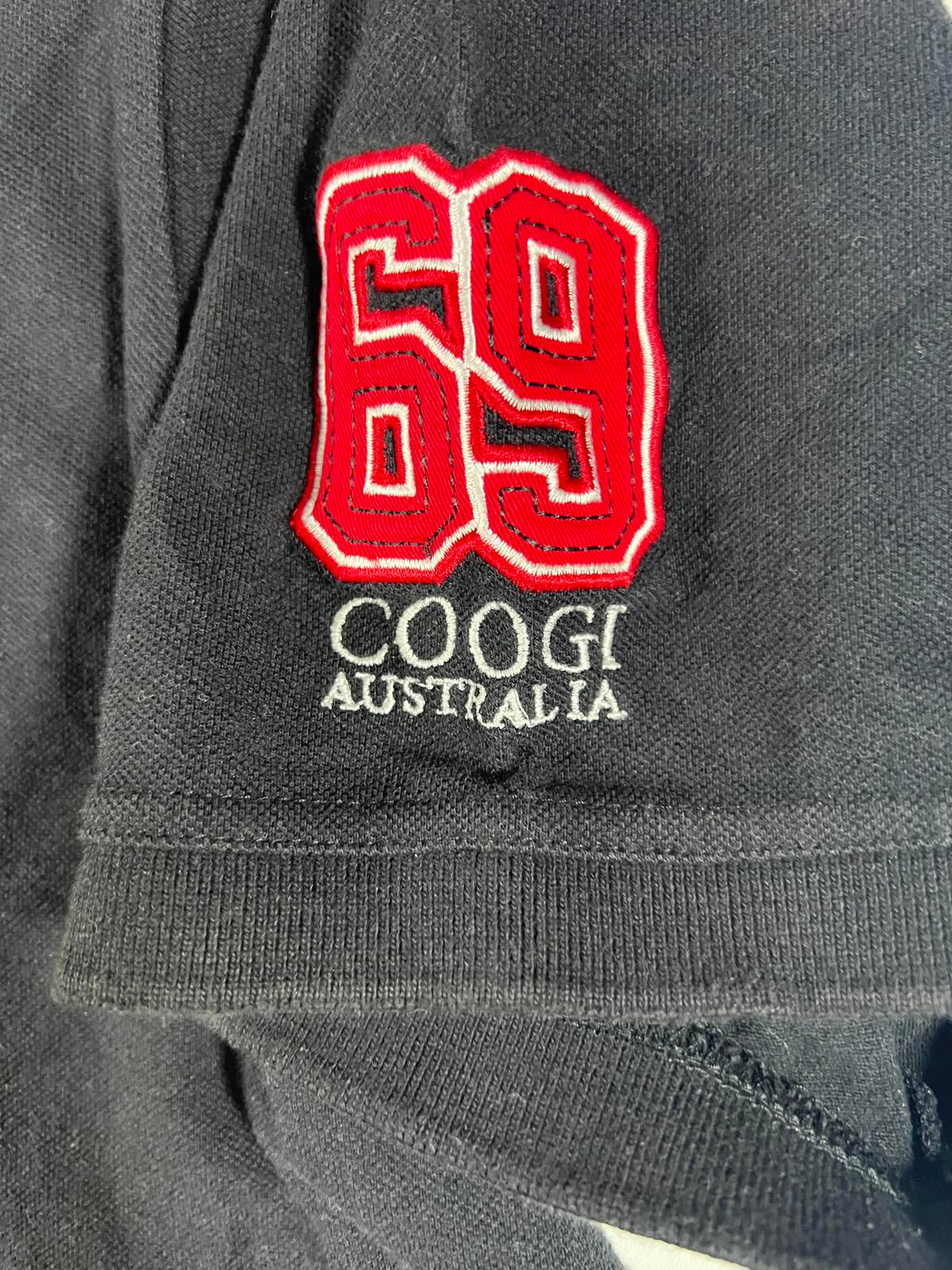 Coogi Australia 1969 Men's Black Polo Shirt