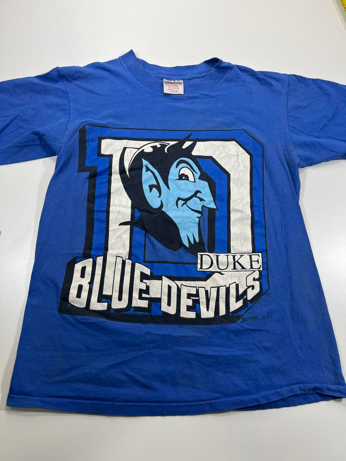 Vintage Duke Blue Devils Graphic T-Shirt Large