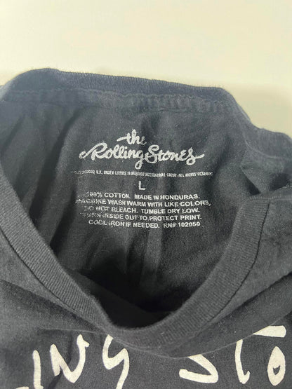 The Rolling Stones North American Tour 1975 Black T-Shirt