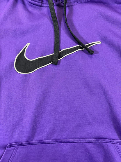 Nike Therma-Fit Purple and Black Hoodie Size Small