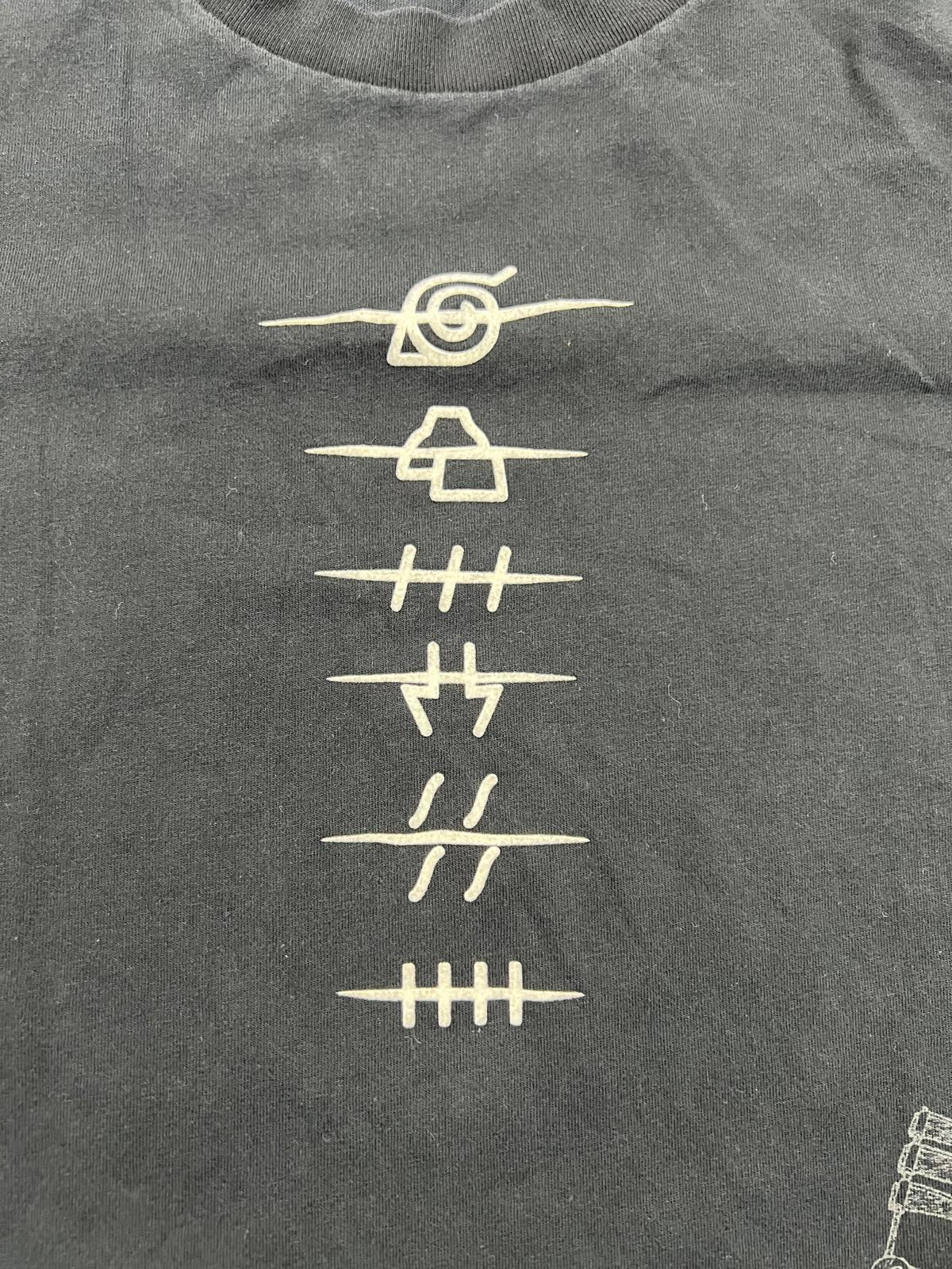 Uniqlo Naruto Graphic T-Shirt Black Mens Medium