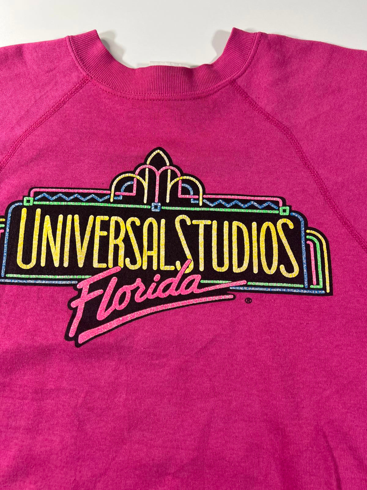 Universal Studios Florida Vintage Pink Sweatshirt M
