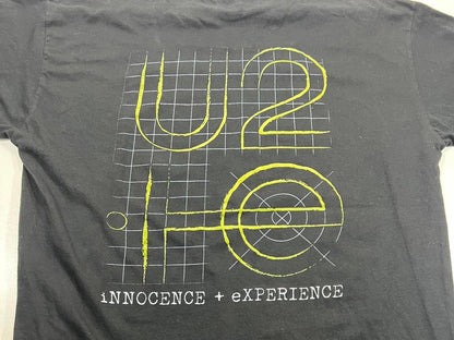 U2 Innocence + Experience Tour Black Graphic T-Shirt XL