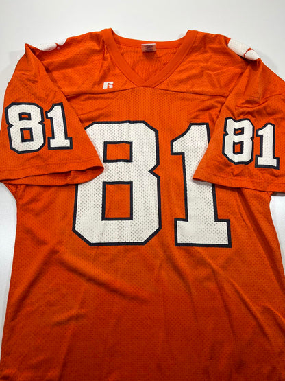 Men's Clemson college Orange Football Jersey Size Large #81