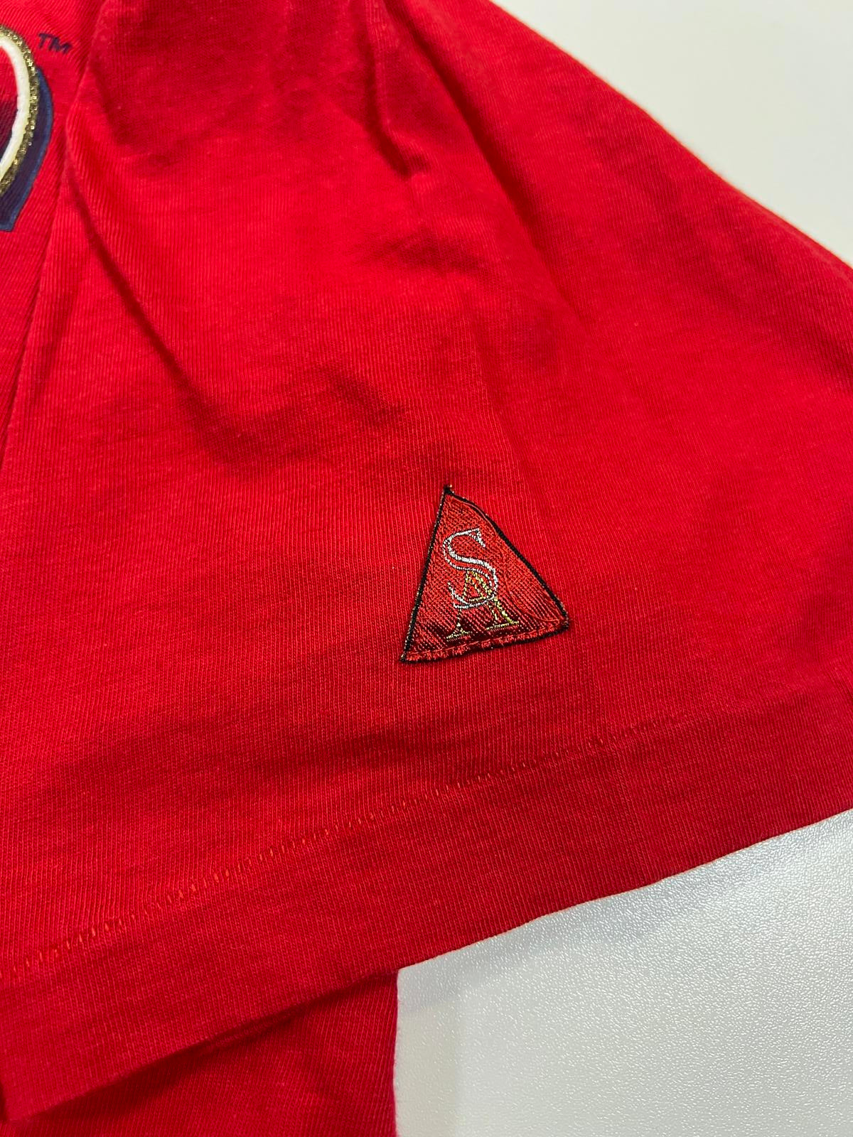 Vintage Ottawa Rough Riders Red Graphic T-Shirt Large