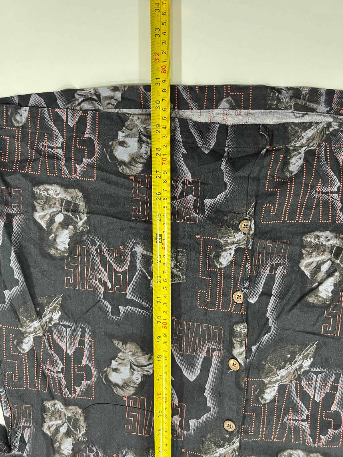 Vintage Elvis by David Carey Men's Casual Button-Up Shirt