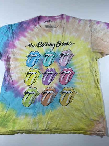 The Rolling Stones Tie-Dye Graphic T-Shirt size Large