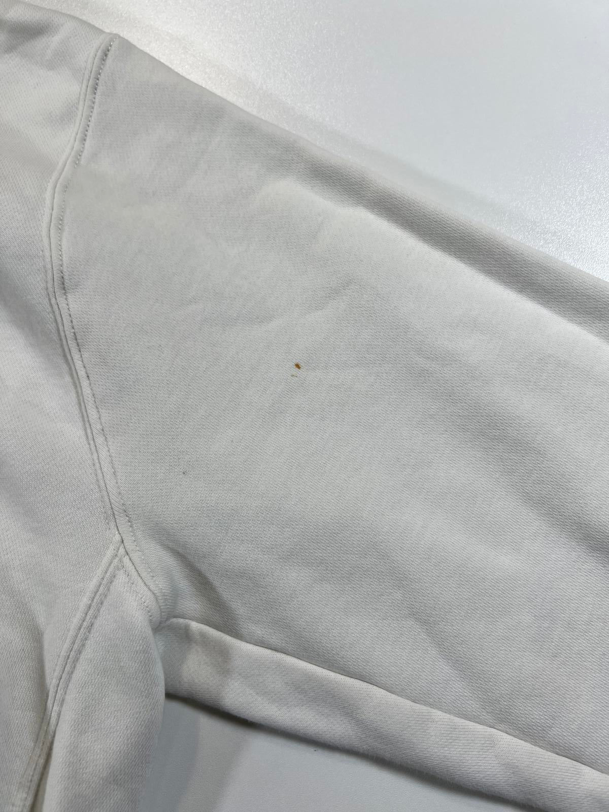 Nike White Hoodie with Leopard Print Logo
