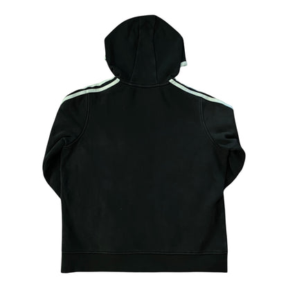 Adidas Hoodie Black Spellout LOGO 3 Stripe