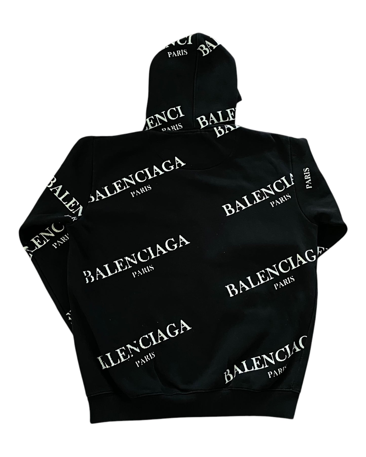 Bootleg BALENCIAGA All Over Print Graphic Pullover Sweatshirt Hoodie