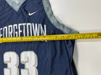 Vintage Nike Georgetown #33 Men's Basketball Jersey Medium