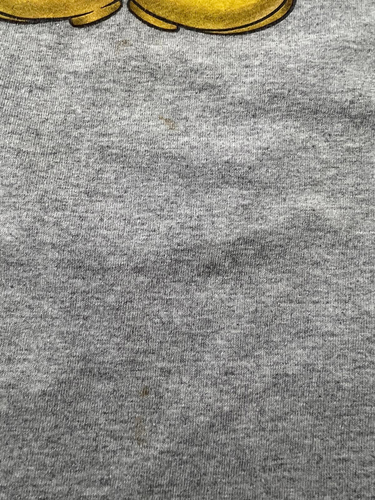 Vintage Mickey Mouse Grey T-Shirt with USA Flag youth large