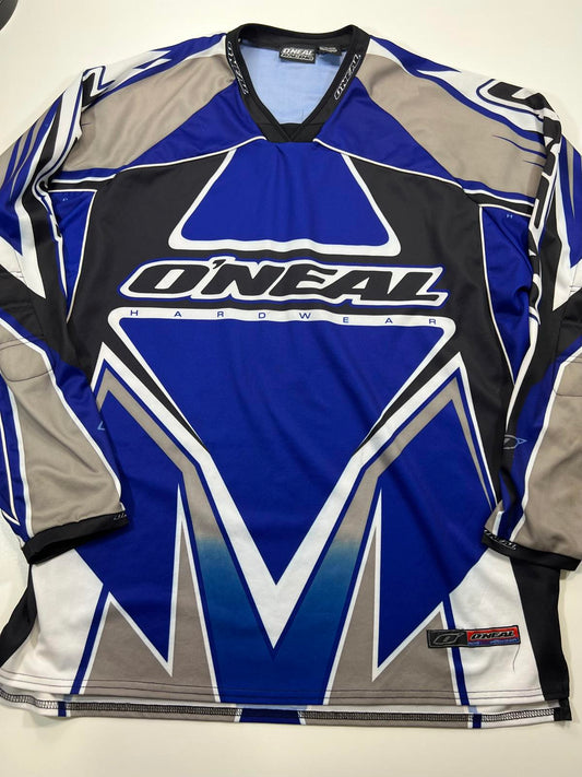 O'Neal Blue and Grey Motorcycle Racing Jersey