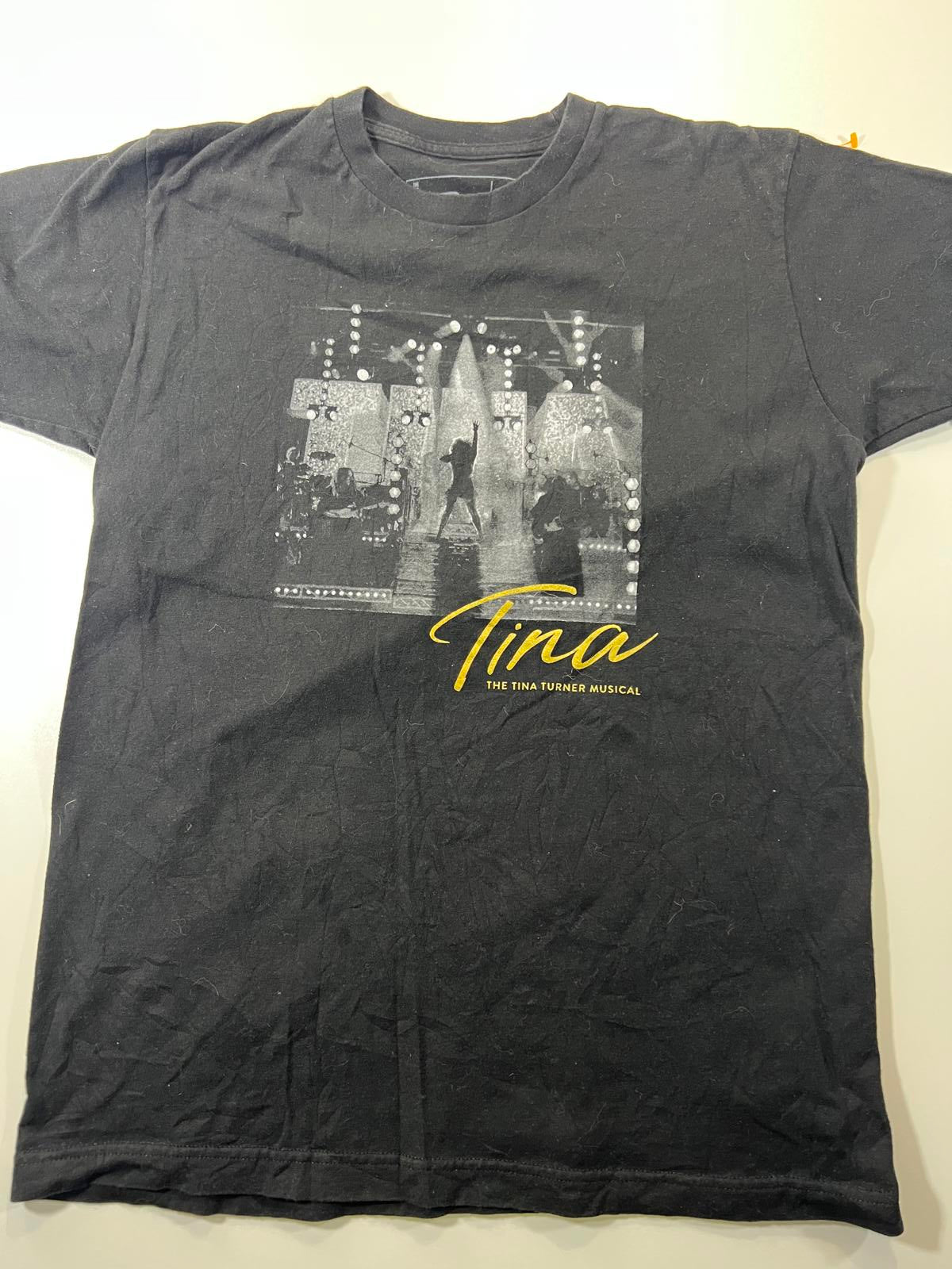 Retro Tina The Tina Turner Musical Black T-Shirt Medium