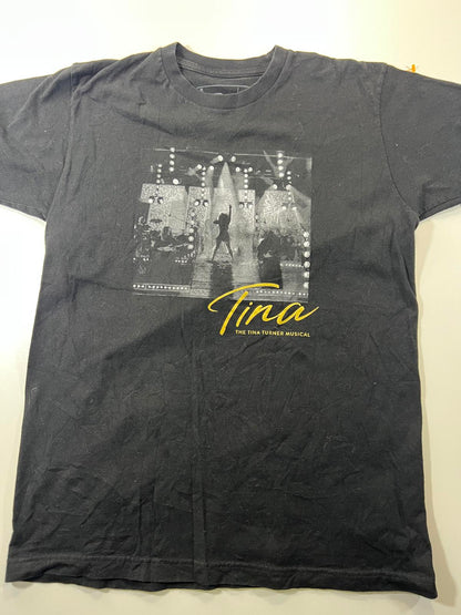 Retro Tina The Tina Turner Musical Black T-Shirt Medium
