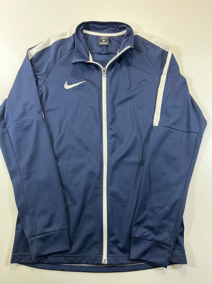 Nike Dri-FIT Navy Blue Full-Zip Athletic Jacket