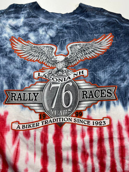 1999 Bike Week Labonia NH Tie-Dye T-Shirt