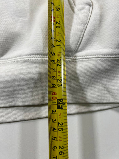 Nike White Hoodie with Leopard Print Logo