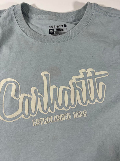 Carhartt Men's Loose Fit T-Shirt XXL Light Blue