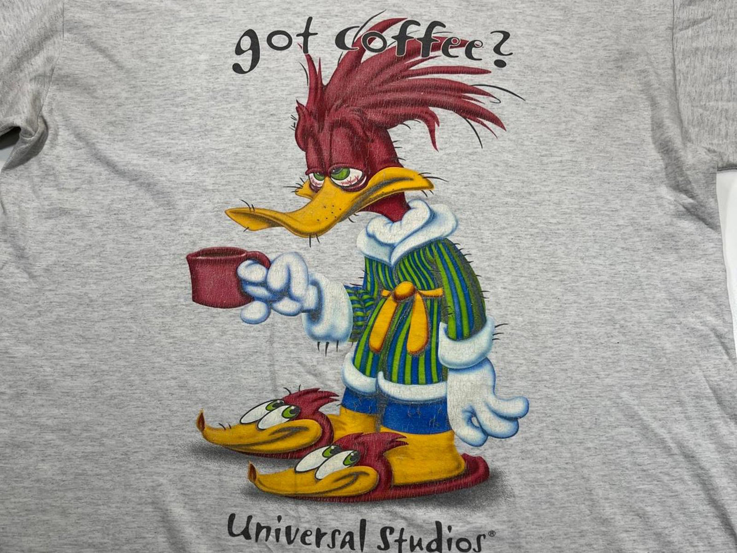 Universal Studios woody woodpecker 'Got Coffee?' T-Shirt