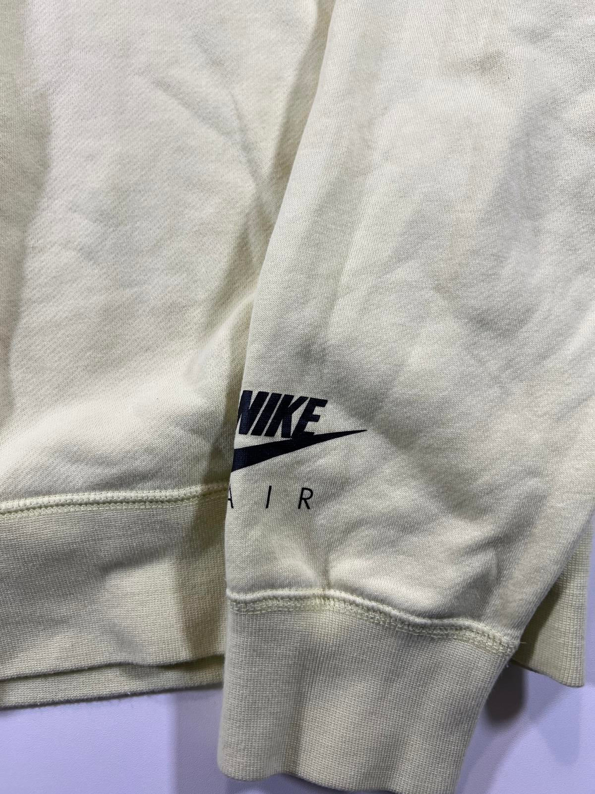 Nike Air Yellow Hoodie Sweatshirt Medium
