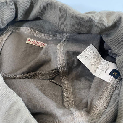 Kapital X Kapital Kountry Kapital Drop Crotch Pants In beige/olive green