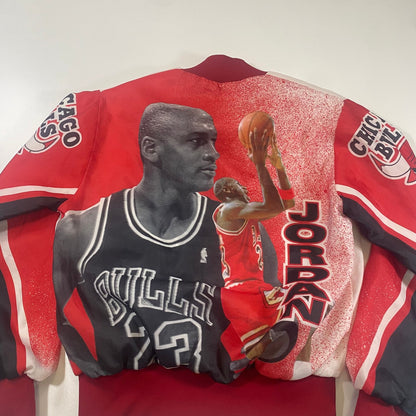Vintage 90s Chalk Line Michael Jordan Chicago Bulls Fanimation Jacket