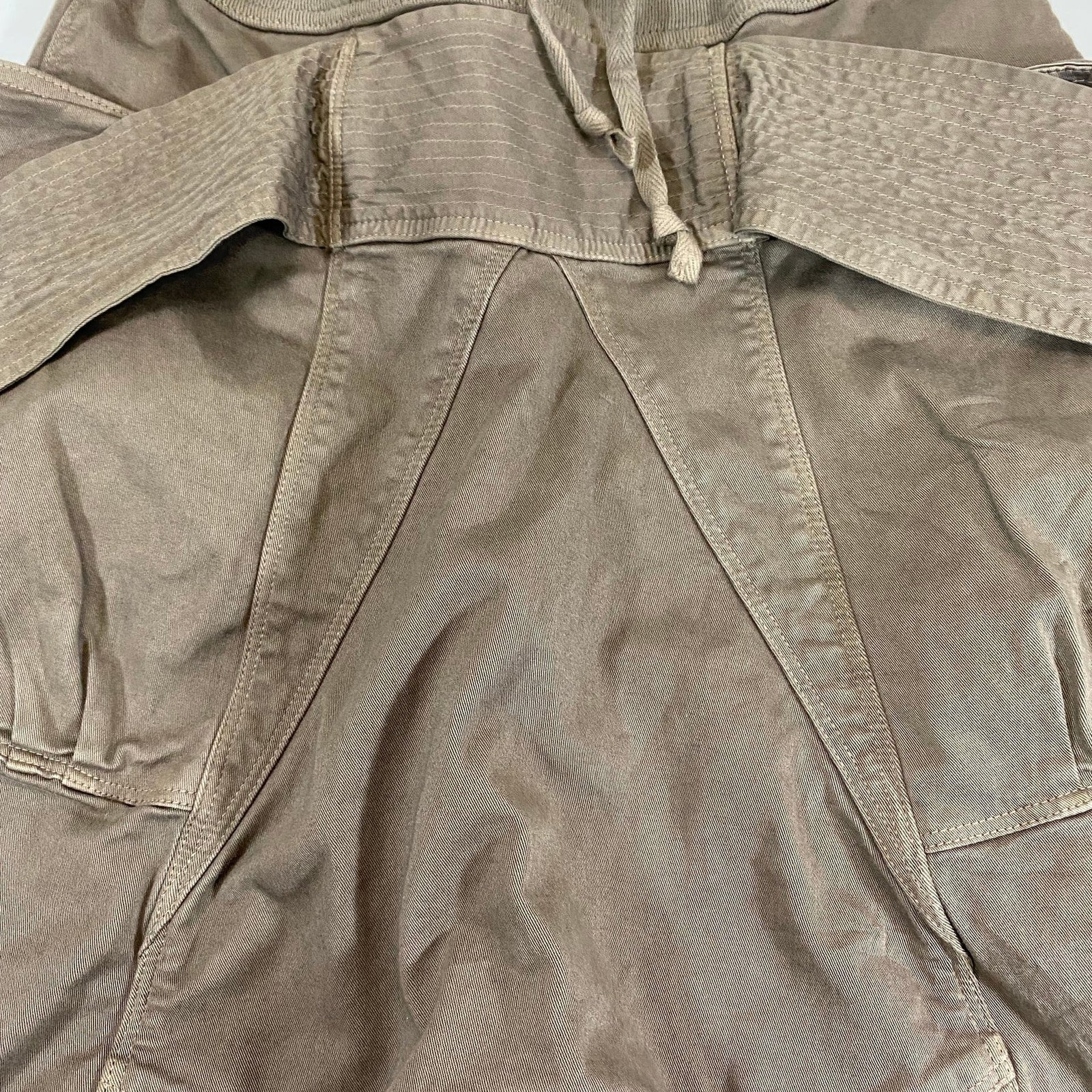 Kapital X Kapital Kountry Kapital Drop Crotch Pants In beige/olive green