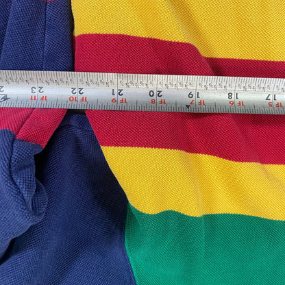 Polo Ralph Lauren Men's Rugby Terry Shirt Sapphire Star Multi Striped Relaxed