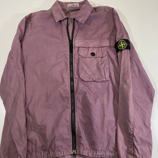 Stone Island Garment Dyed Overshirt Plum sz. L