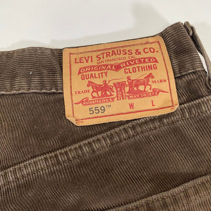 Levi's 551 Corduroy Brown Pants