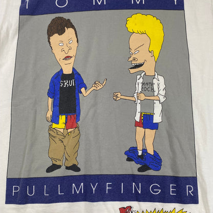 Vintage 1995 Beavis and Butthead Tommy Pull My Finger T-Shirt
