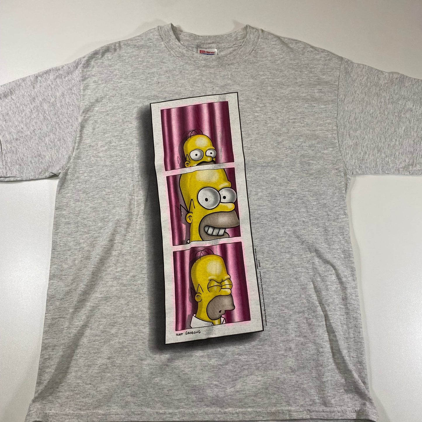 Vintage The Simpsons Homer Simpson 1997 'The Man' T-Shirt
