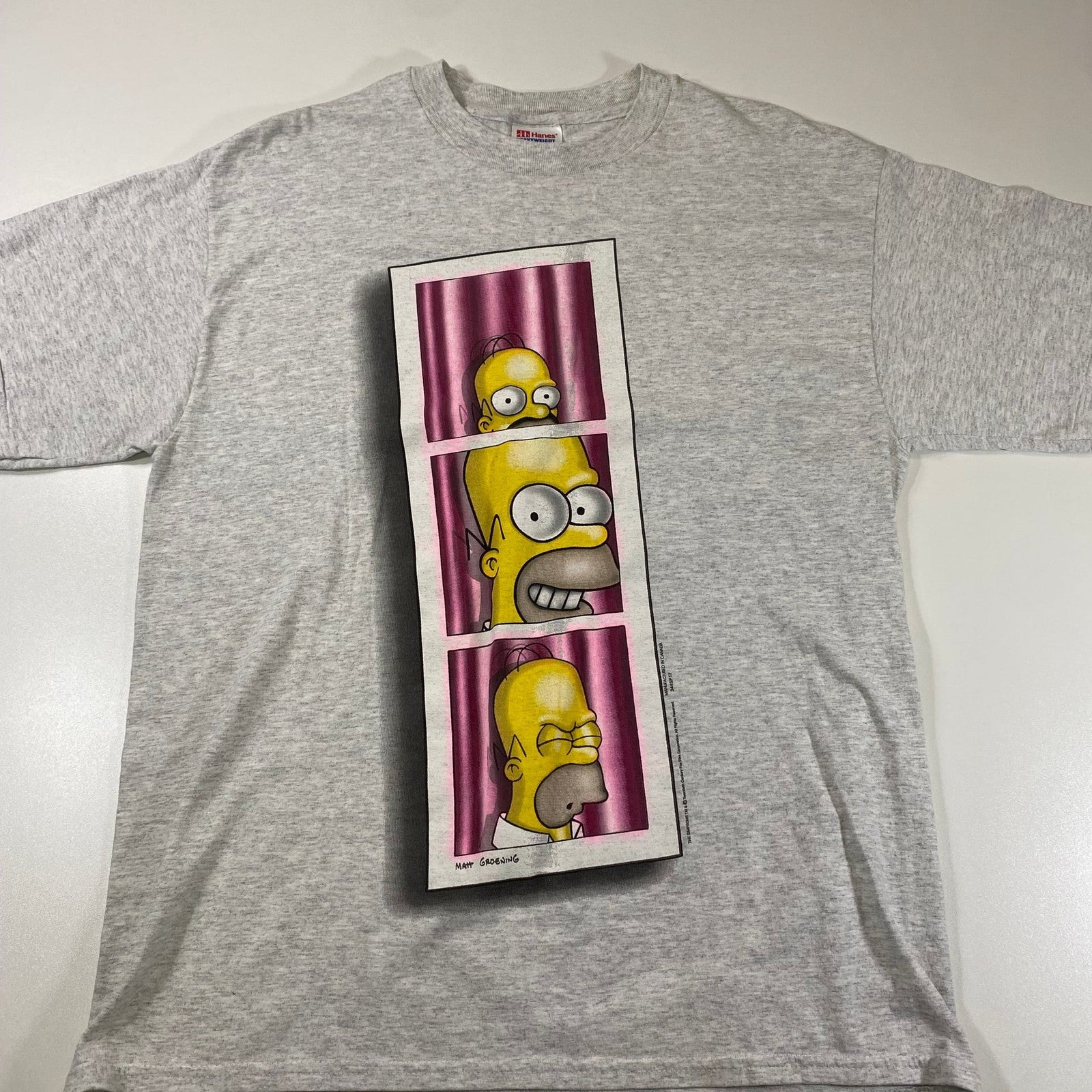 Vintage The Simpsons Homer Simpson 1997 'The Man' T-Shirt