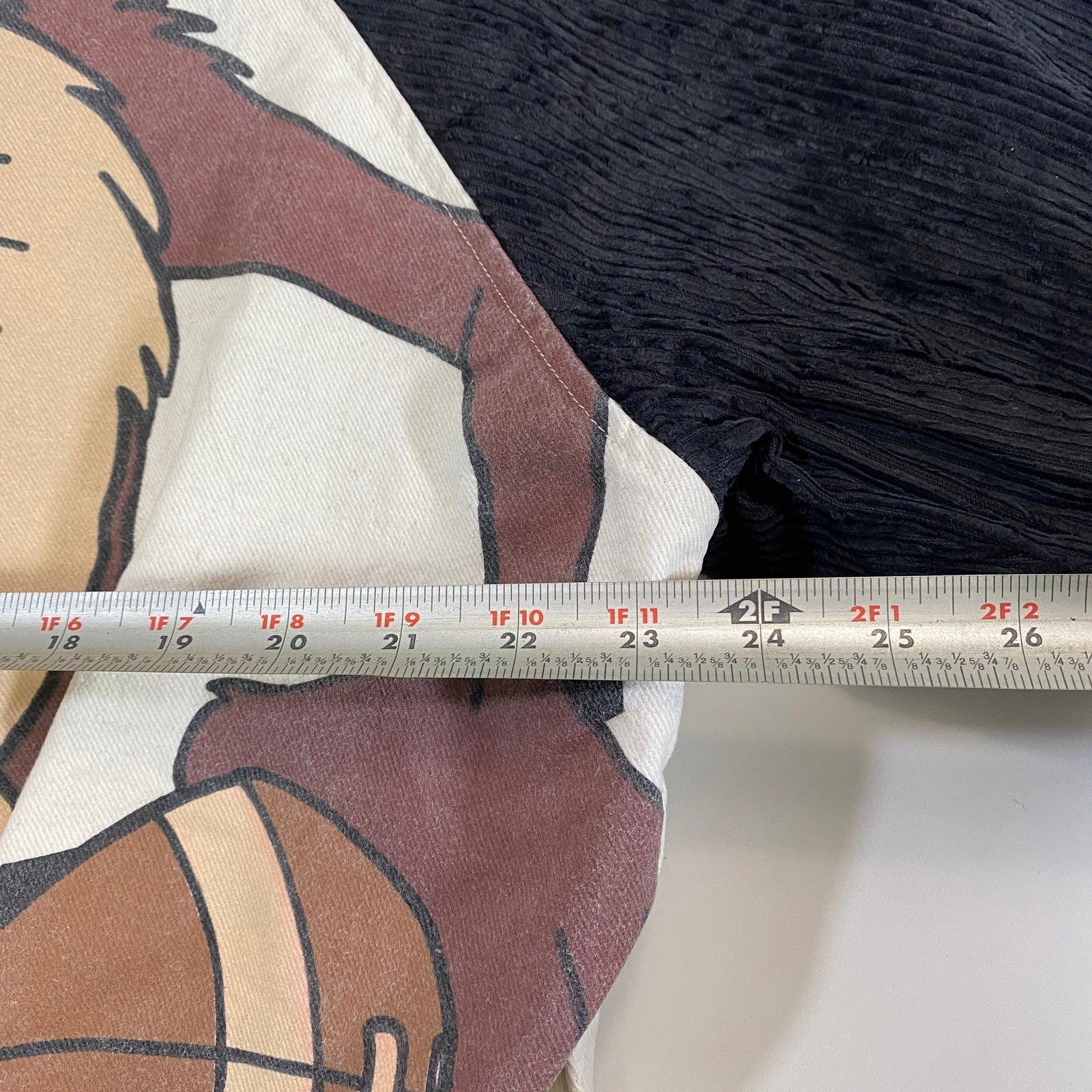 Vintage Looney Tunes Tasmanian Devil Terrycloth Varsity Baseball Jacket