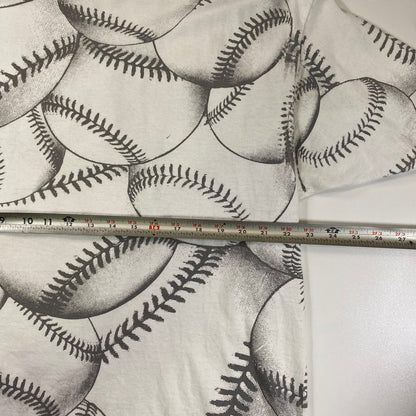 Vintage 1990s Looney Tunes Taz Chicago White Sox All Over Print T-shirt