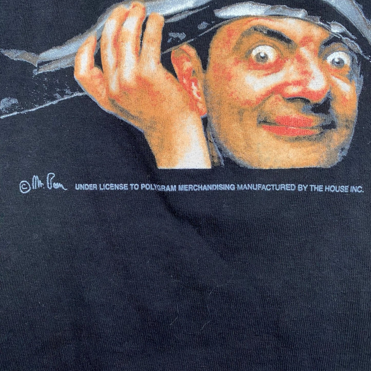 Vintage 1997 Mr. Bean \"The Ultimate Disaster Movie\" Promo T-Shirt