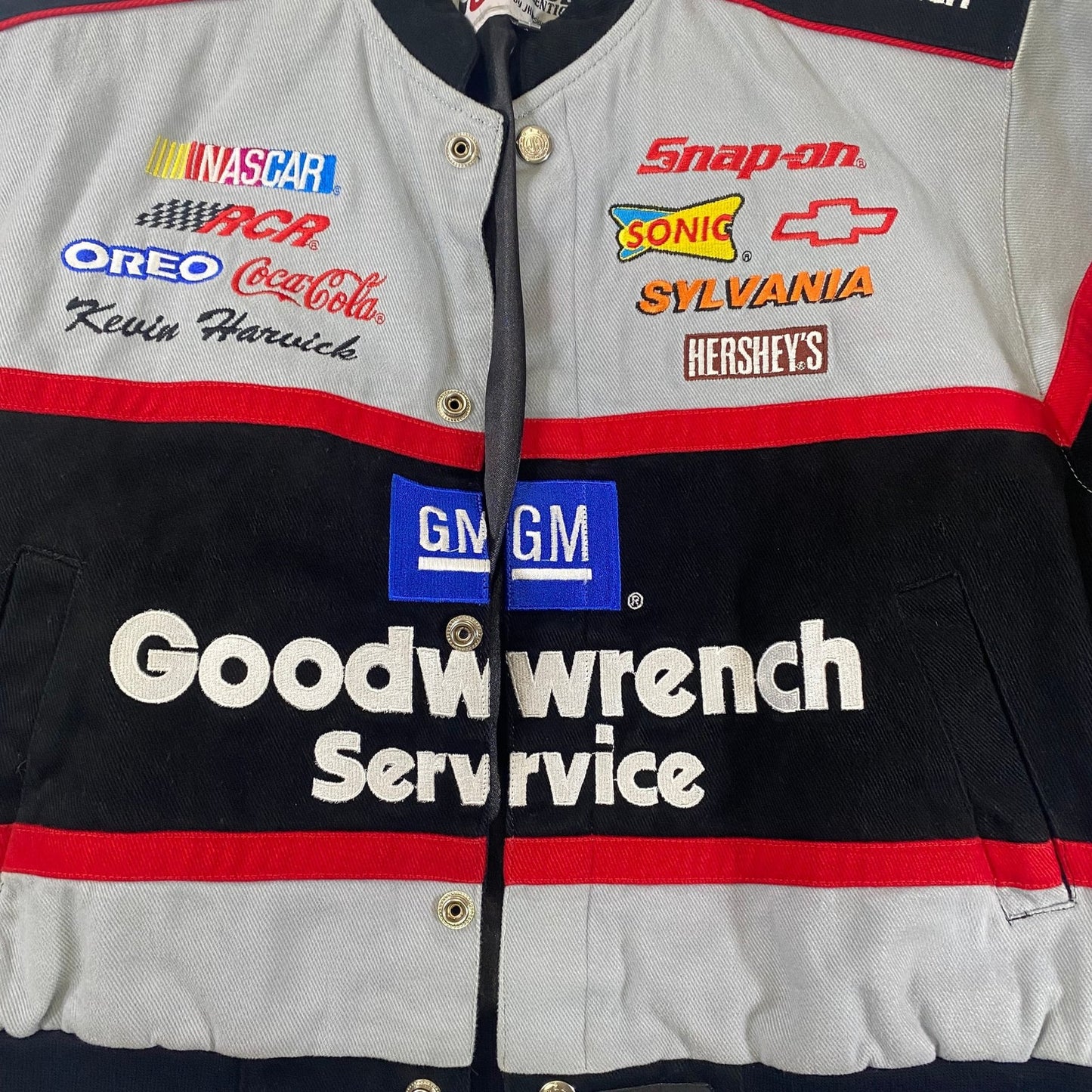 Vintage Chase Authentics Dale Earnhardt Goodwrench NASCAR Racing Jacket KIDS XL