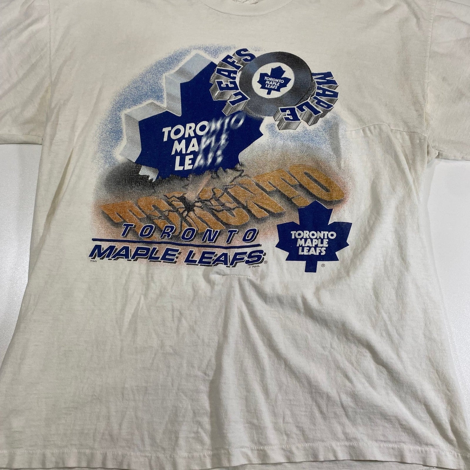 Vintage Toronto Maple Leafs NHL T-Shirt Single Stitch Made in USA