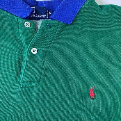 Polo Ralph Lauren Men's Rugby Terry Shirt Sapphire Star Multi Striped Relaxed