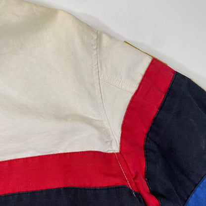Polo Ralph Lauren Racing Jacket Denim & Supply Patchwork USRL 67 Womens