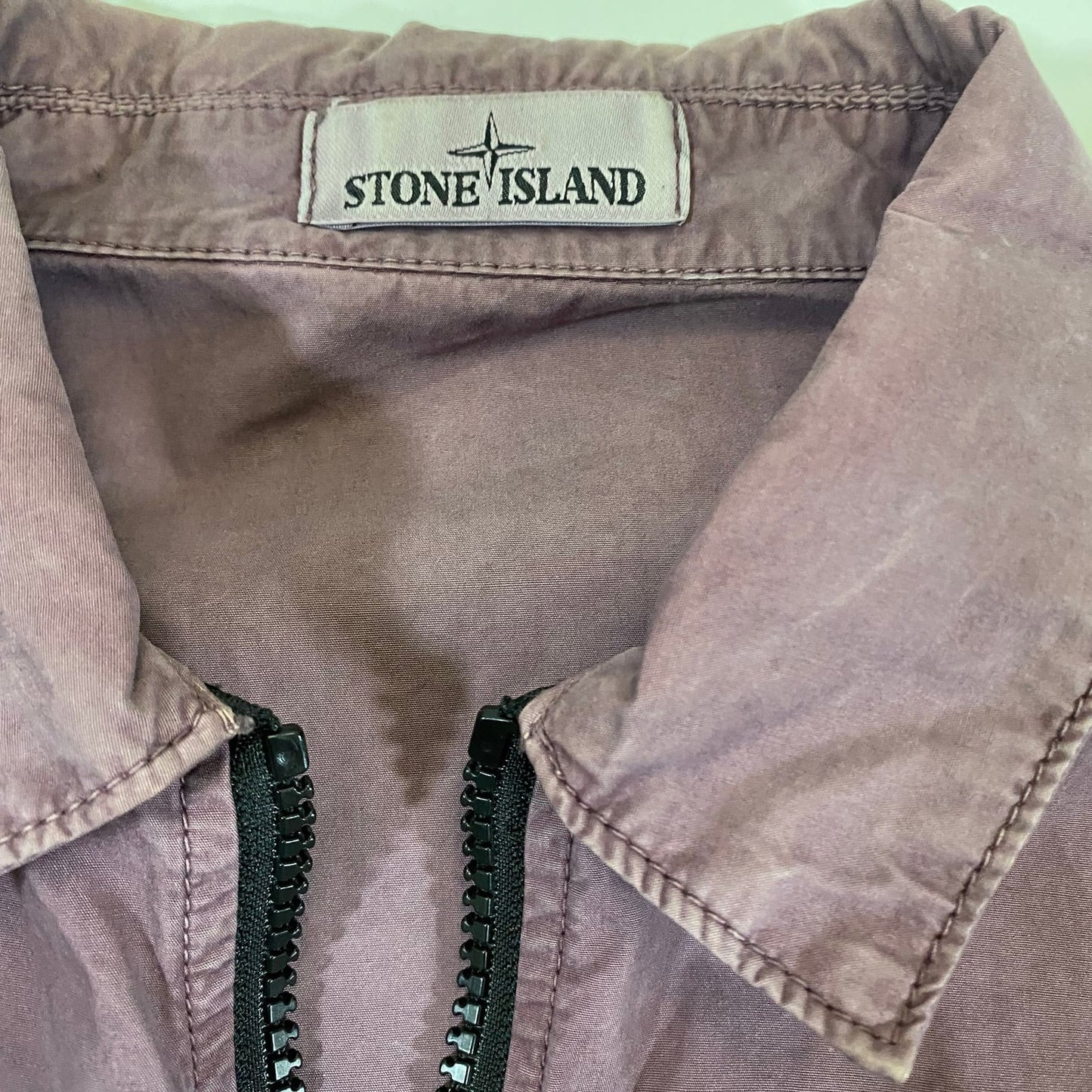 Stone Island Garment Dyed Overshirt Plum sz. L