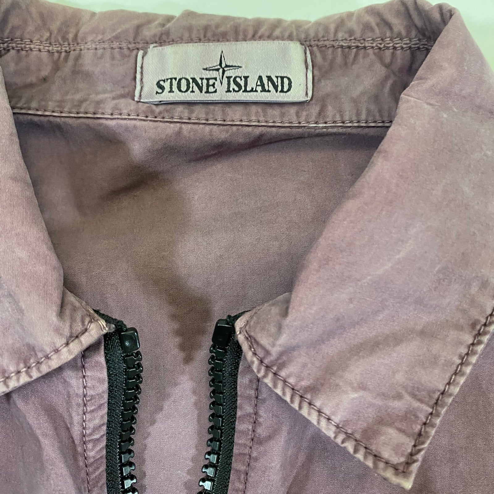 Stone Island Garment Dyed Overshirt Plum sz. L