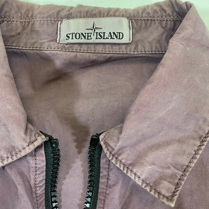 Stone Island Garment Dyed Overshirt Plum sz. L