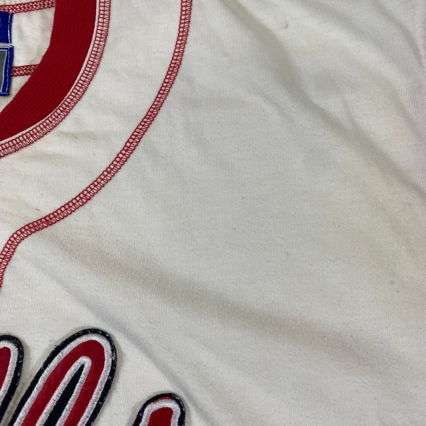 Vintage Starter NBA Chicago Bulls Baseball Jersey Stitched Shirt Size L