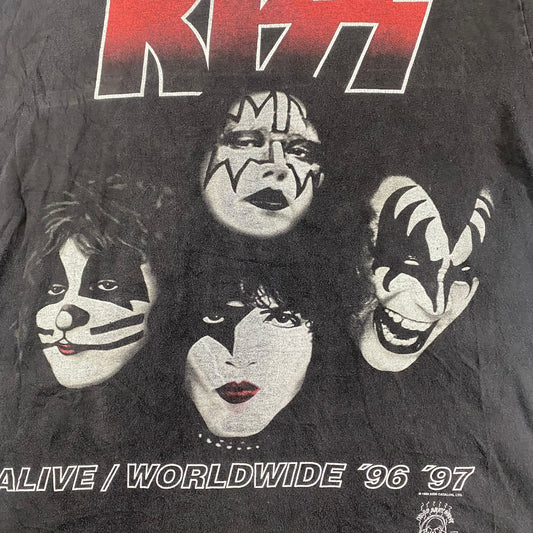 Vintage KISS Alive Worldwide 1996-1997 Tour Band T-Shirt