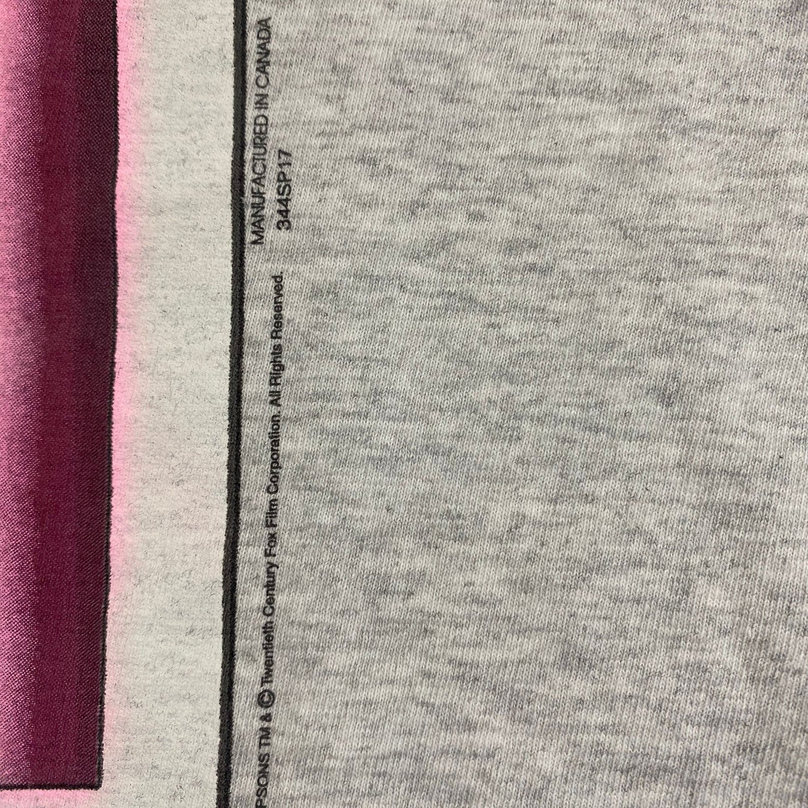 Vintage The Simpsons Homer Simpson 1997 'The Man' T-Shirt