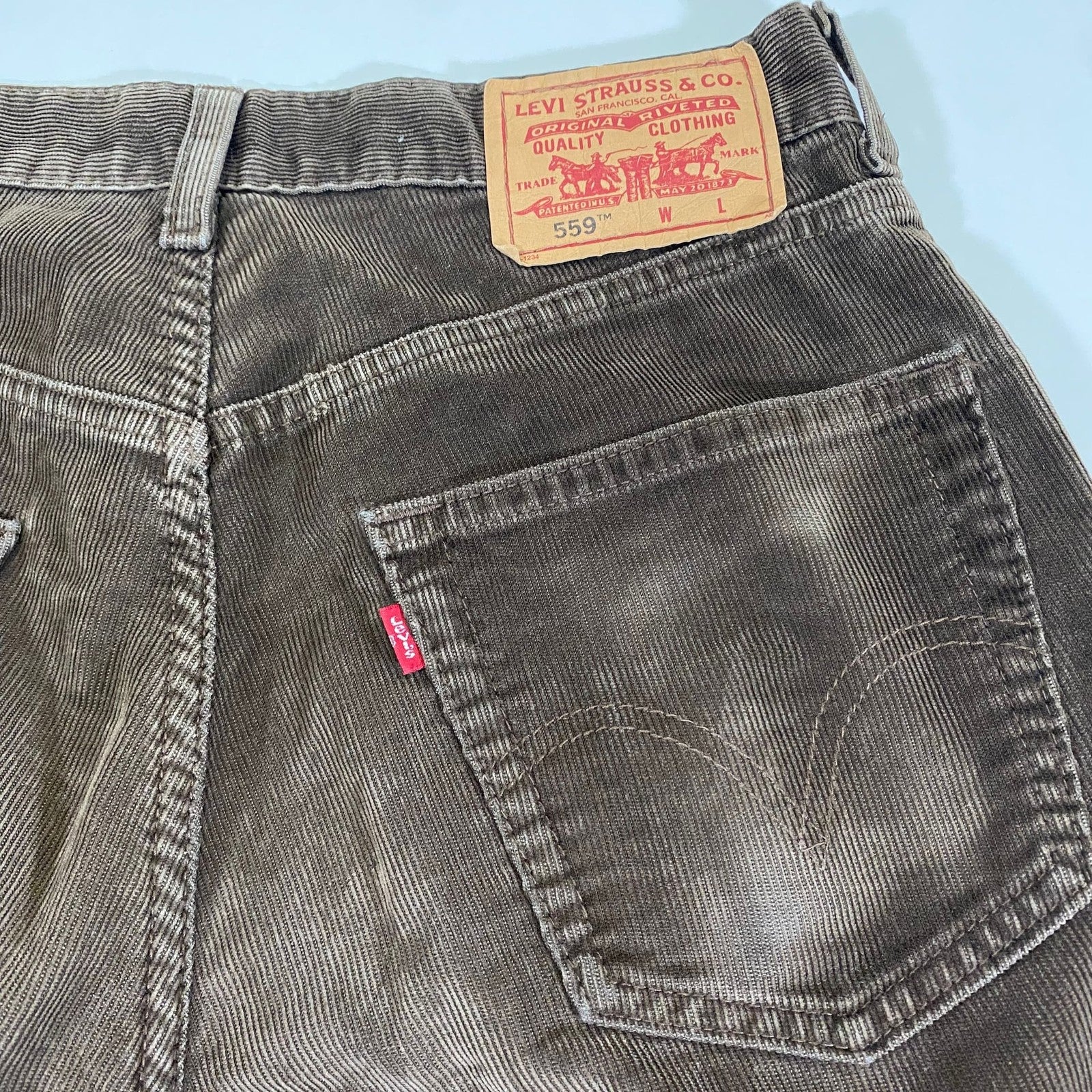 Levi's 551 Corduroy Brown Pants