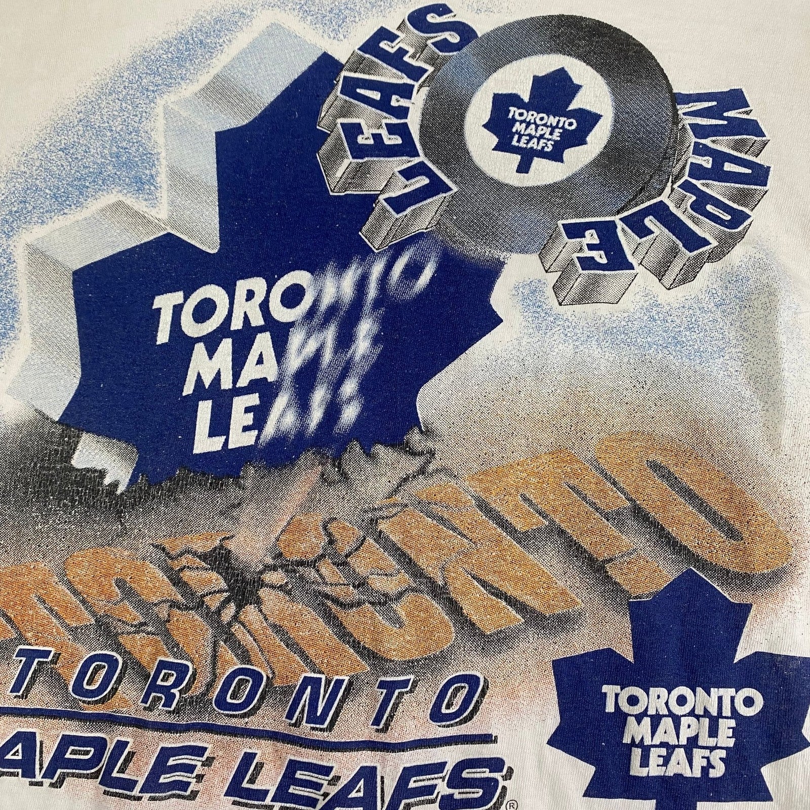 Vintage Toronto Maple Leafs NHL T-Shirt Single Stitch Made in USA