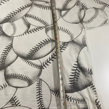 Vintage 1990s Looney Tunes Taz Chicago White Sox All Over Print T-shirt